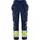 Fristads dame håndverksbukse 2670 GPLU, Hi-Vis gul/marineblå, Hi-Vis gul/marineblå, swatch