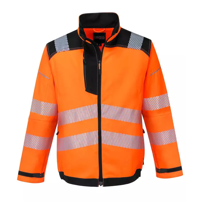 Portwest PW3 work jacket, Hi-Vis Orange/Black, large image number 0