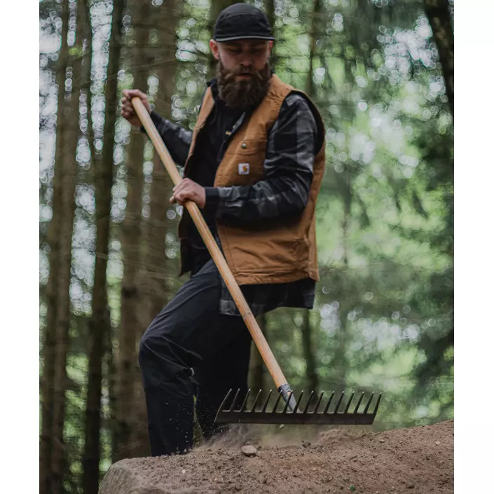 Westborn flannelskjorte, Dark Grey/Black, large image number 2