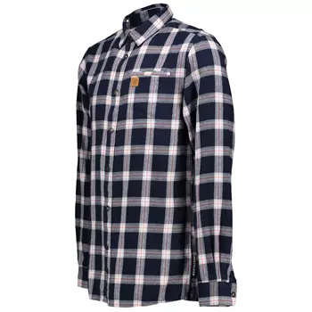 Westborn flannel shirt, Navy/White