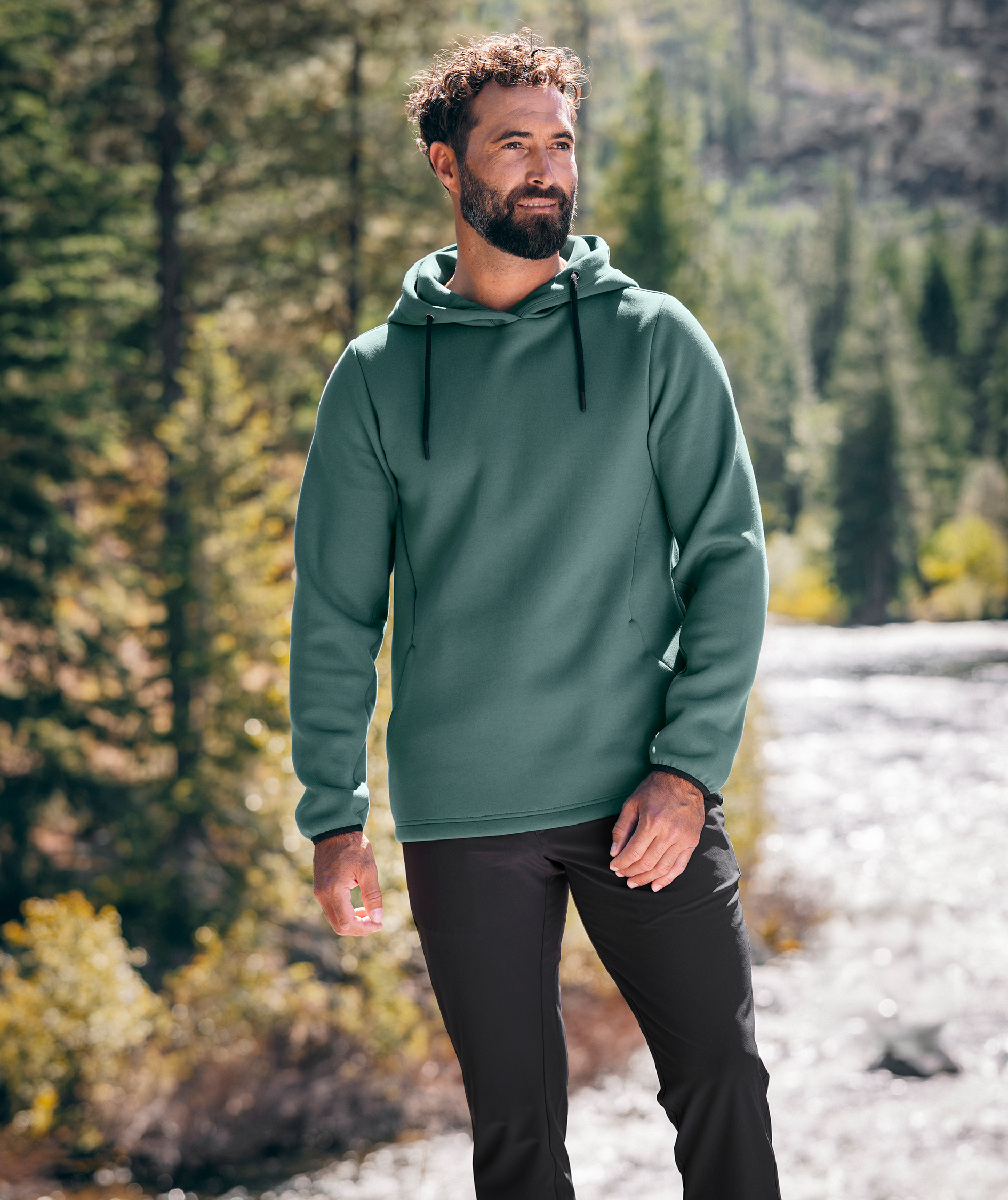 Cutter & Buck Pemberton hoodie, Pine Green
