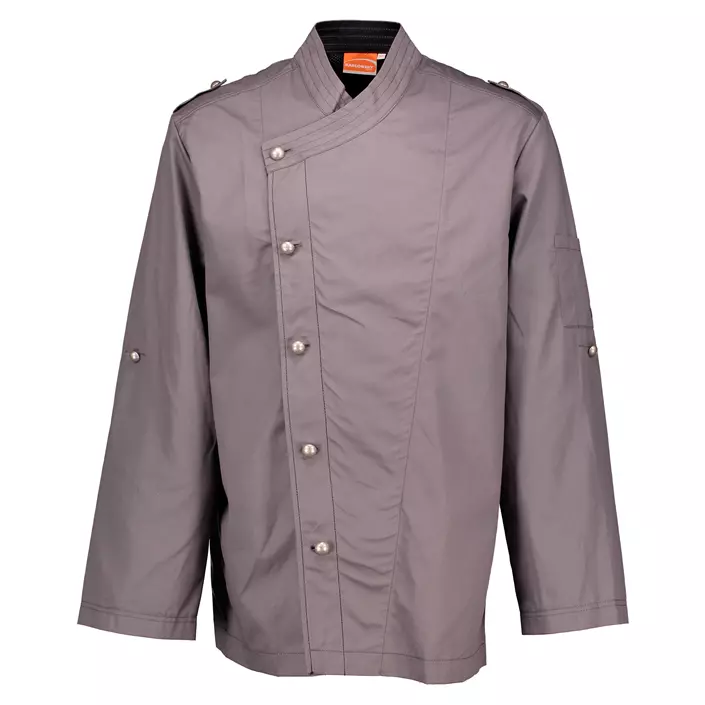 Karlowsky ROCK CHEF® RCJM 1 chefs jacket, Grey, large image number 0