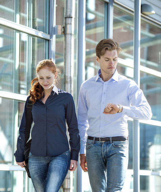 Clique Clare women's shirt, Dark Marine Blue