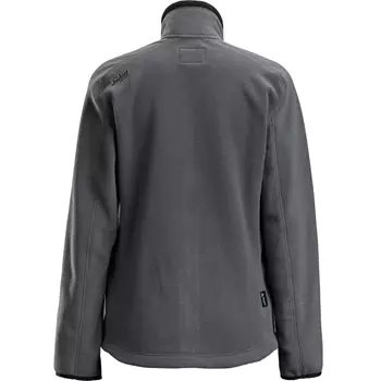 Snickers AllroundWork women's fleece jacket 8027, Steel Grey/Black