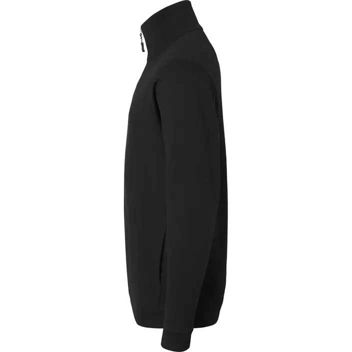 Top Swede sweatshirt with short zipper 0102, Black, large image number 3