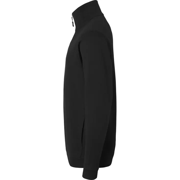 Top Swede sweatshirt with short zipper 0102, Black, large image number 3