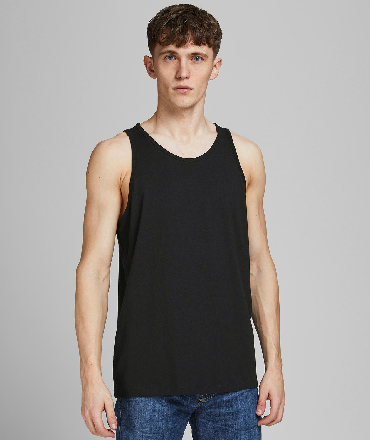 Jack & Jones JABASIC 2-pack singlet, Black