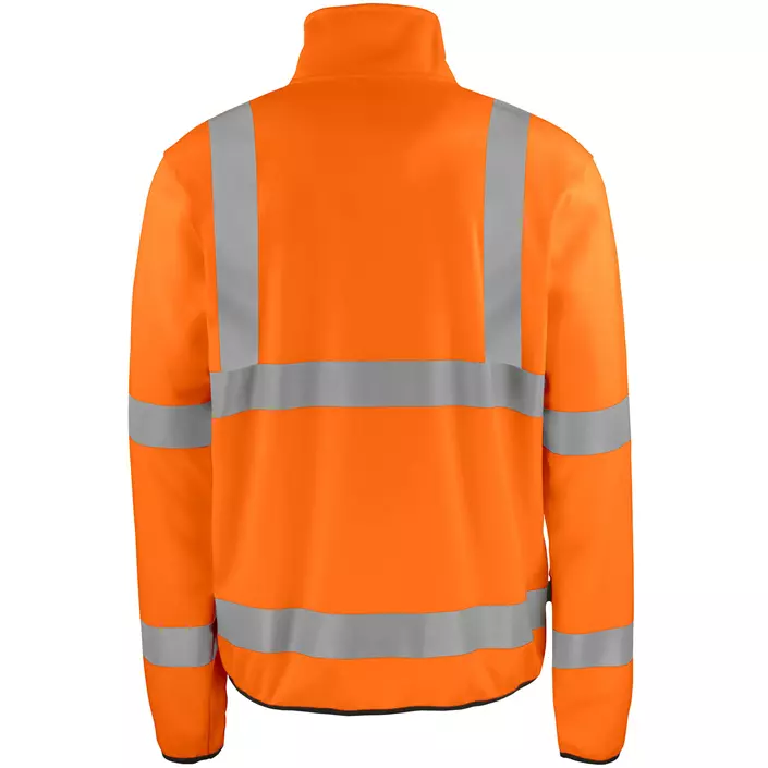 ProJob softshell jacket 6105, Hi-Vis Orange/Black, large image number 3