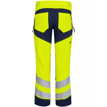 Engel Safety work trousers, Yellow/Blue Ink
