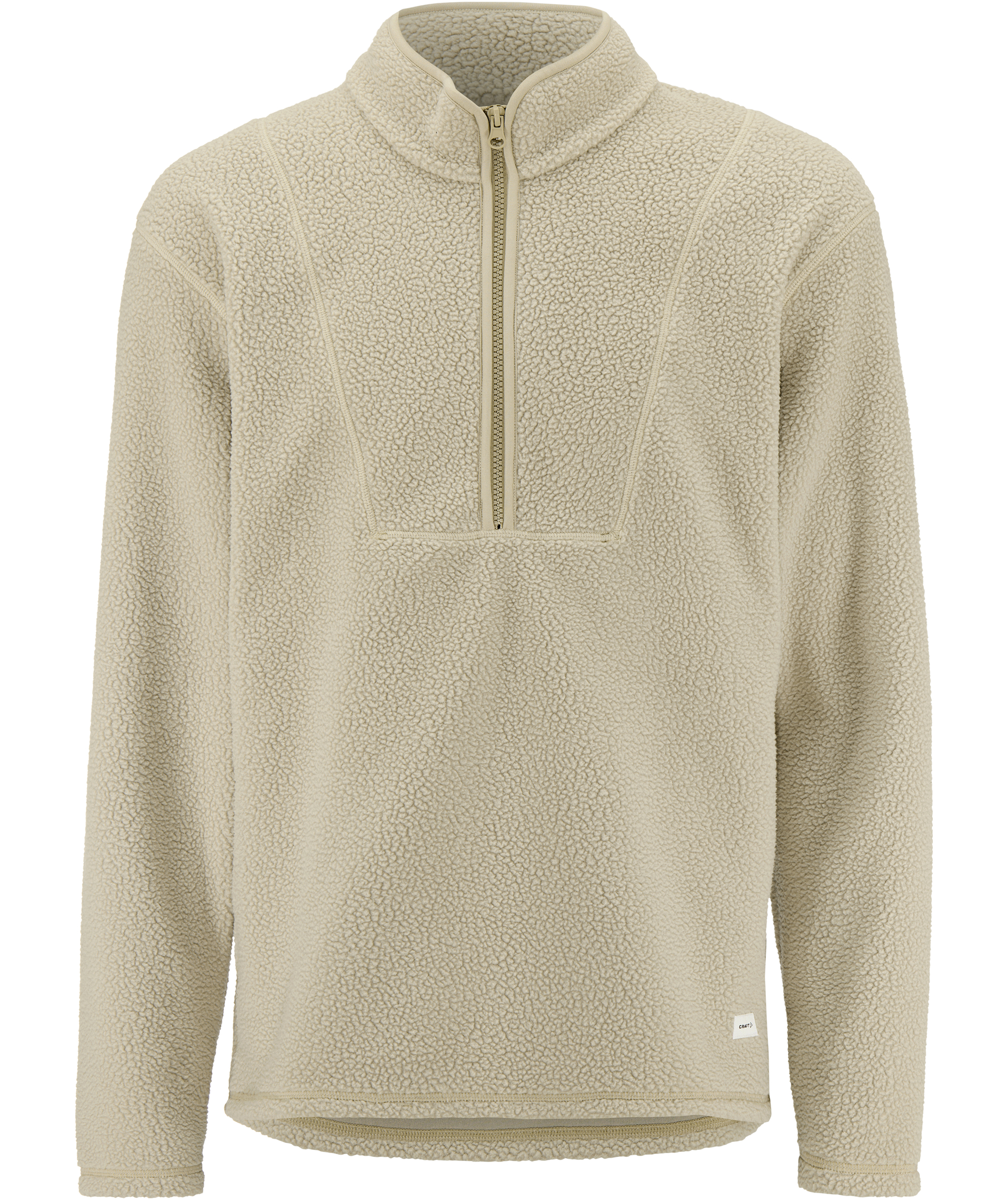 Craft Join half zip pile fleece pullover, Hay, large image number 0