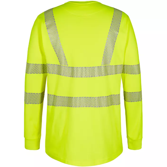 Engel Safety langermet T-skjorte, Hi-Vis Gul, large image number 1