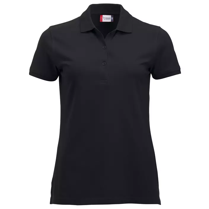 Clique Classic Marion dame polo t-shirt, Sort, large image number 0