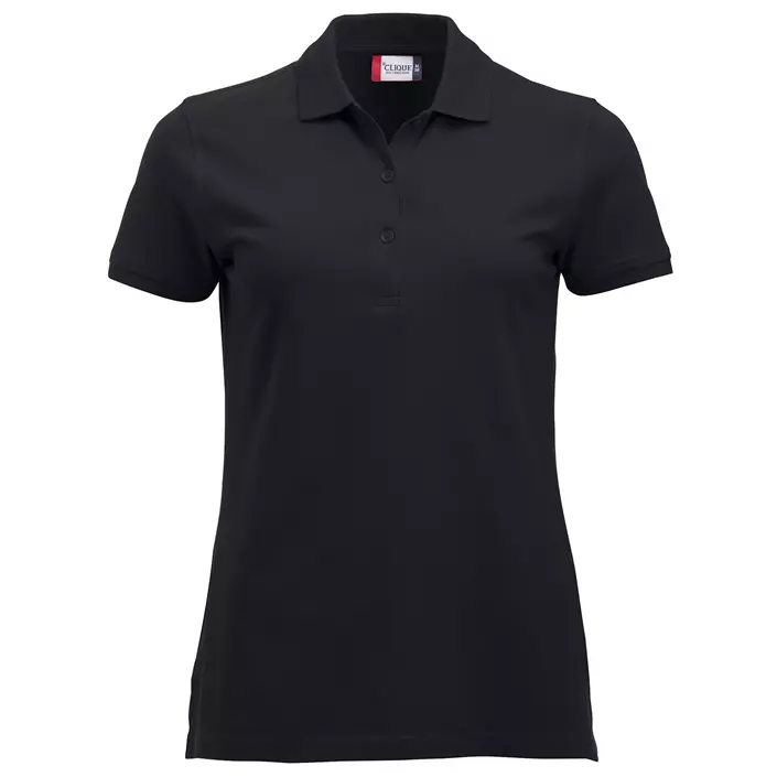 Clique Classic Marion dame polo t-shirt, Sort, large image number 0