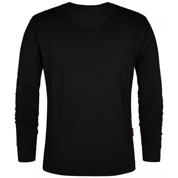 Engel Extend long-sleeved Grandad  T-shirt, Black