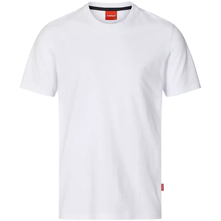 Kansas Apparel light T-shirt, Hvid, large image number 0