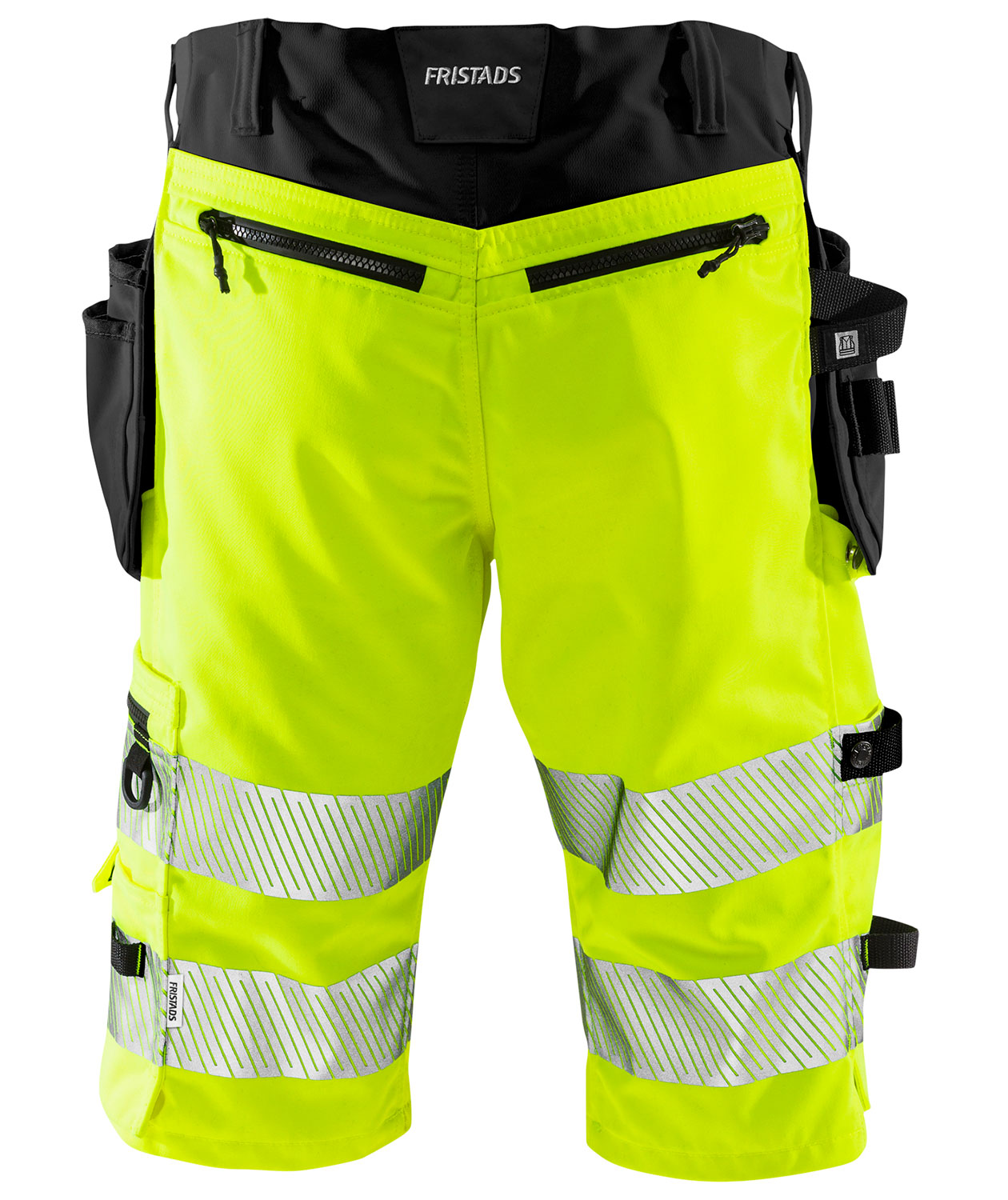 Fristads hantverksshorts 2509 PLU, Varsel Gul/Svart