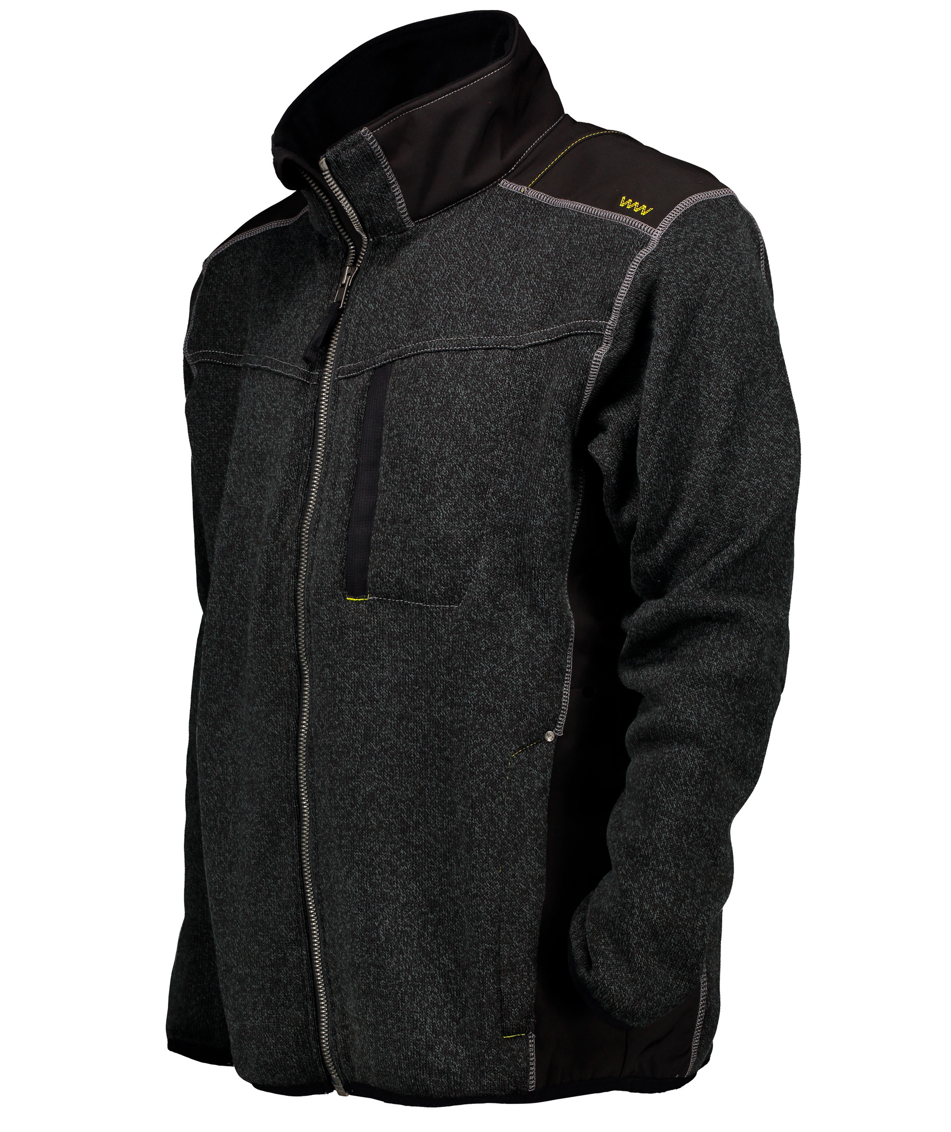 Workzone Tech Zone knitted jacket, Black, large image number 2