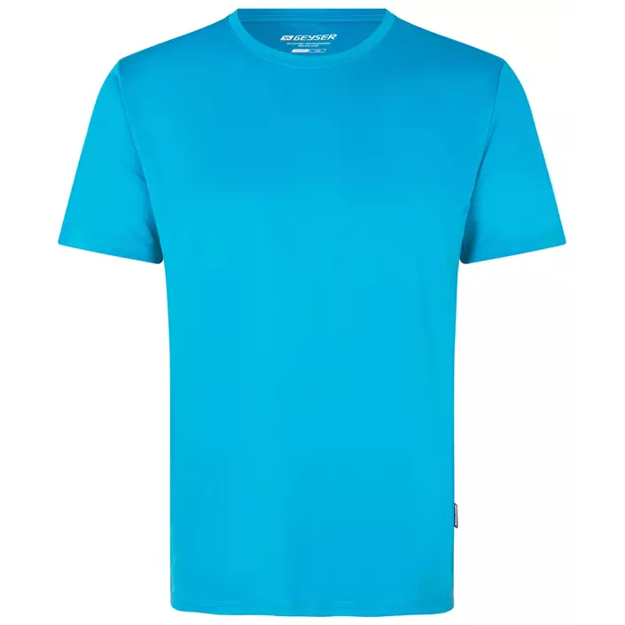 GEYSER Essential interlock T-skjorte, Aqua, large image number 0