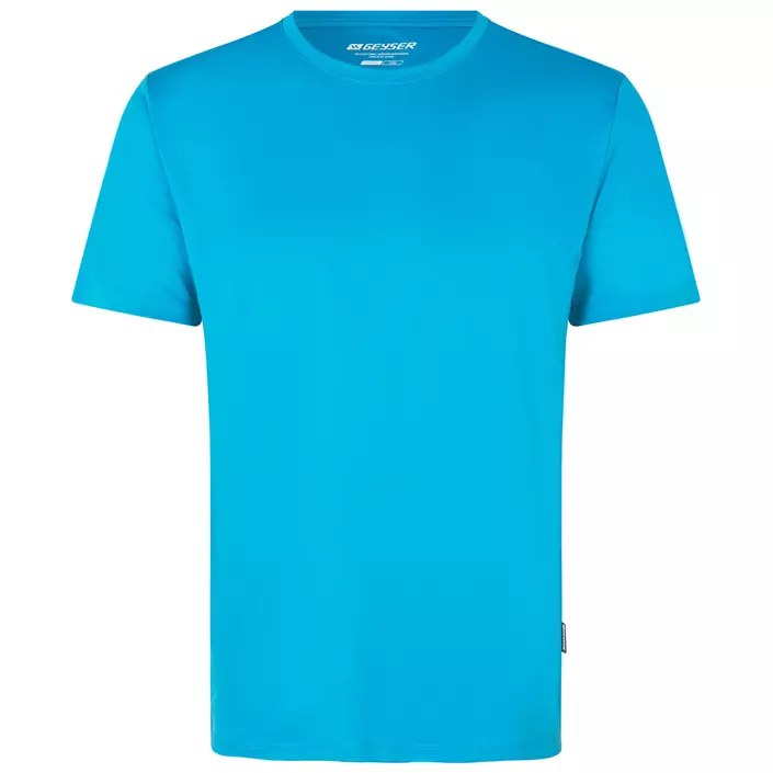 GEYSER Essential interlock T-shirt, Aqua, large image number 0