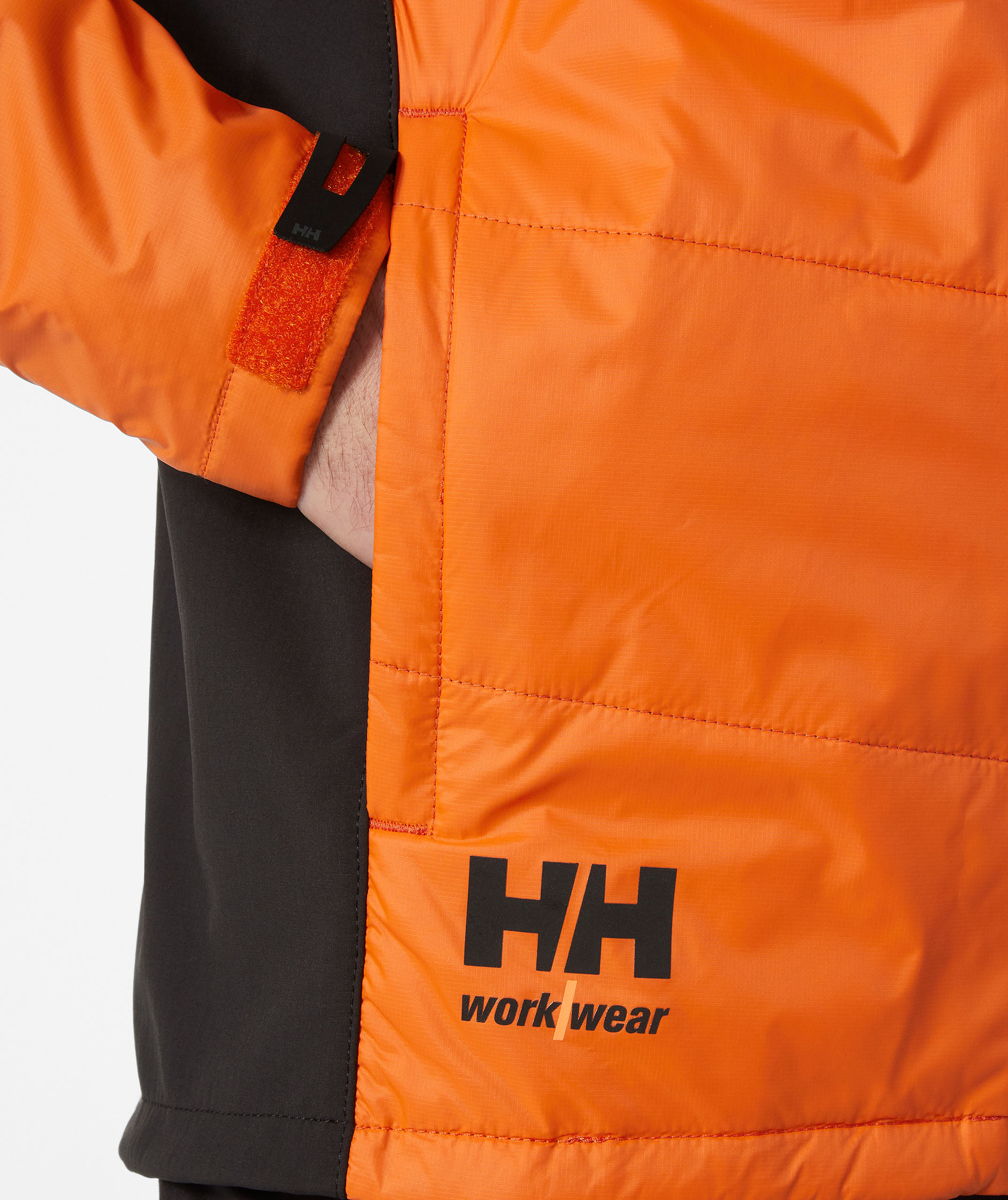 Helly Hansen Kensington vadderad jacka, Dark orange/Black, large image number 5