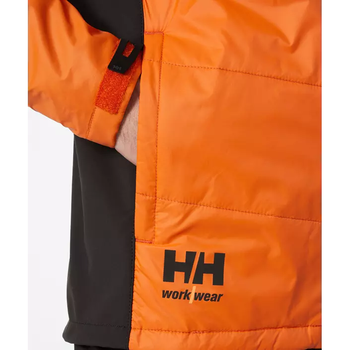 Helly Hansen Kensington vattert jakke, Dark orange/Black, large image number 5