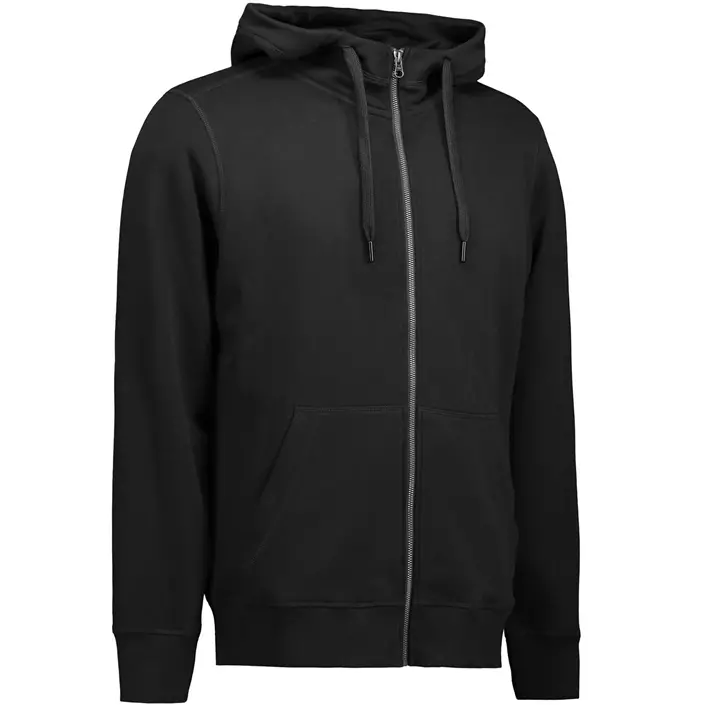ID hoodie with zipper, Black, large image number 3
