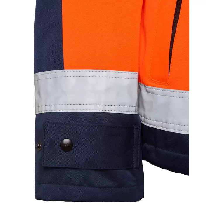 Top Swede Arbeitsjacke 3816, Hi-Vis Orange/Navy, large image number 4