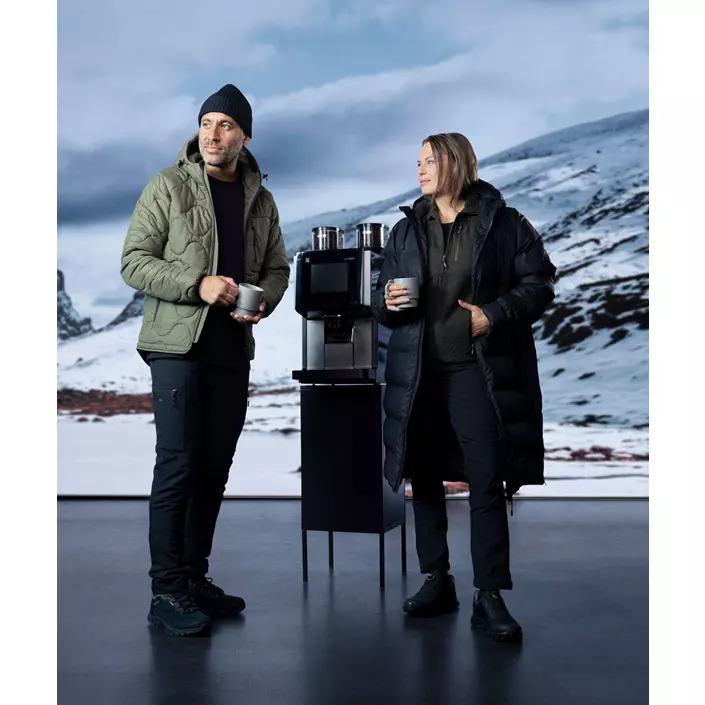 Matterhorn Shanna lang vatteret jakke, Black, large image number 1