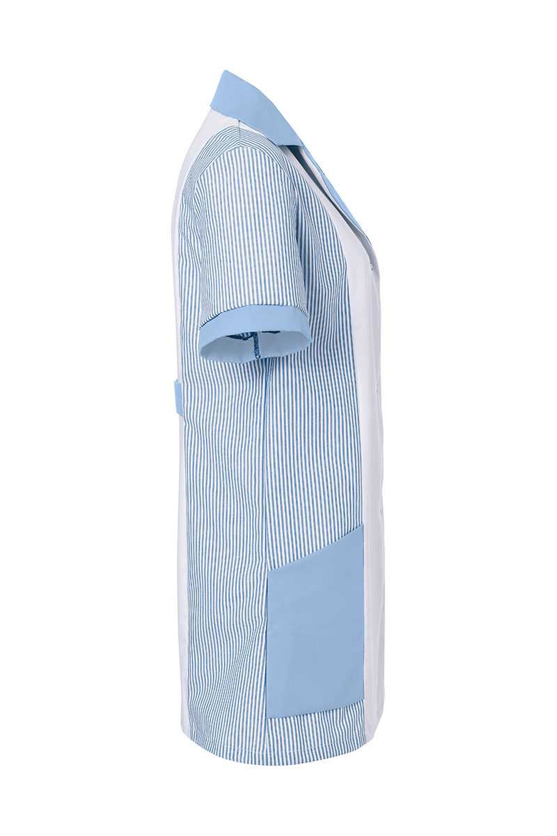 Karlowsky Penelope kort&aelig;rmet dame tunika, White/light blue, large image number 4