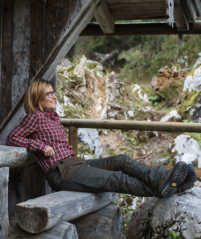 Deerhunter Lady Ann women's trousers, Deep Green, large image number 3