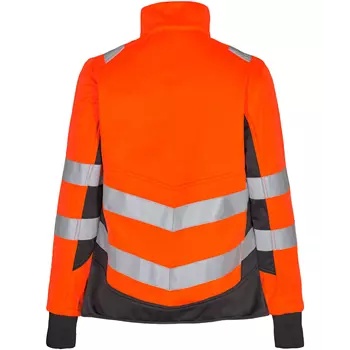 Engel Safety women's softshell jacket, Hi-vis orange/Grey