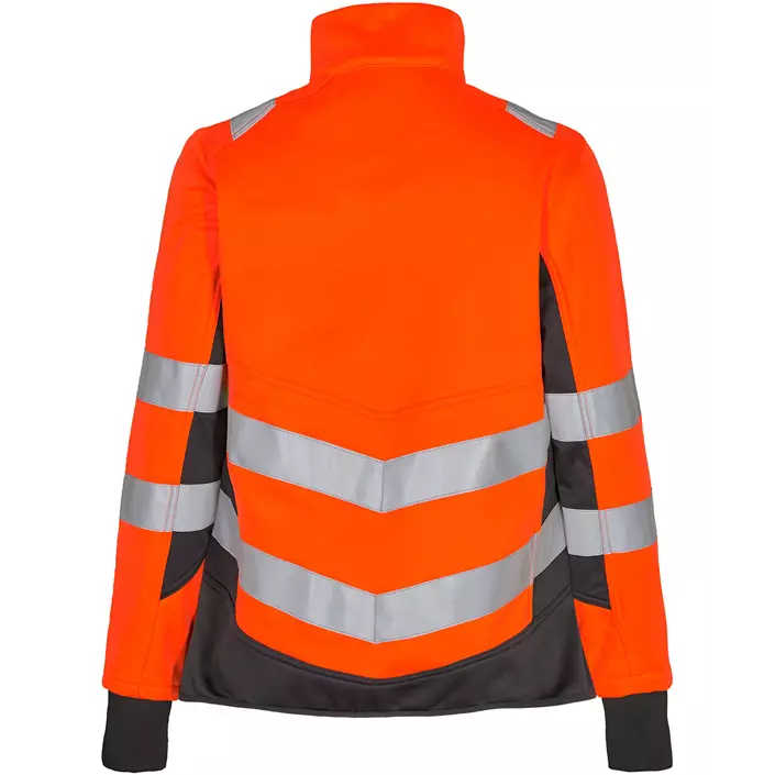 Engel Safety women's softshell jacket, Hi-vis orange/Grey, large image number 1