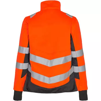 Engel Safety women's softshell jacket, Hi-vis orange/Grey