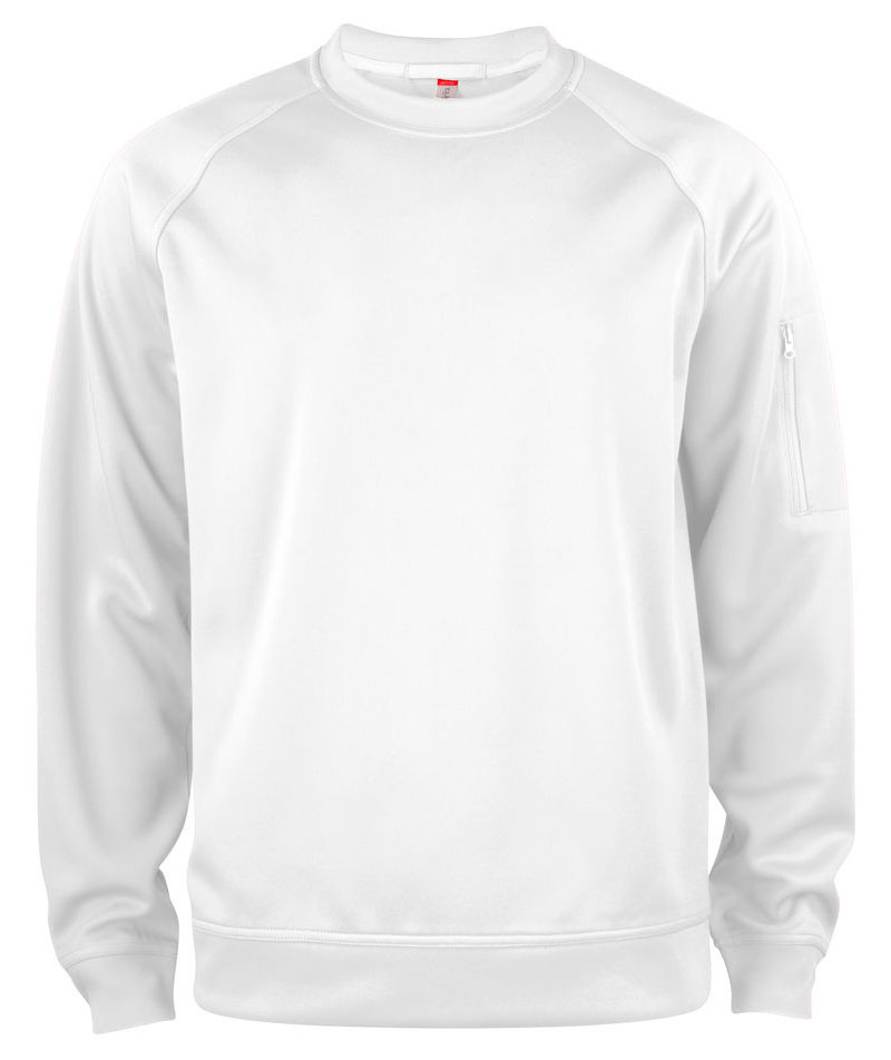 Clique Basic Active  sweatshirt, White
