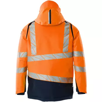 Mascot Accelerate Safe winter jacket, Hi-Vis Orange/Dark Marine