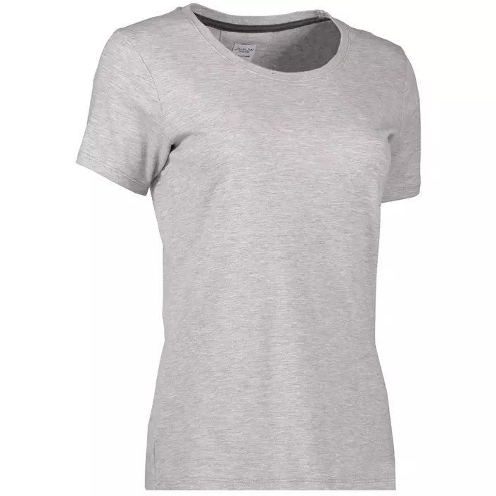 Seven Seas women's round neck T-shirt, Light Grey Melange, large image number 2