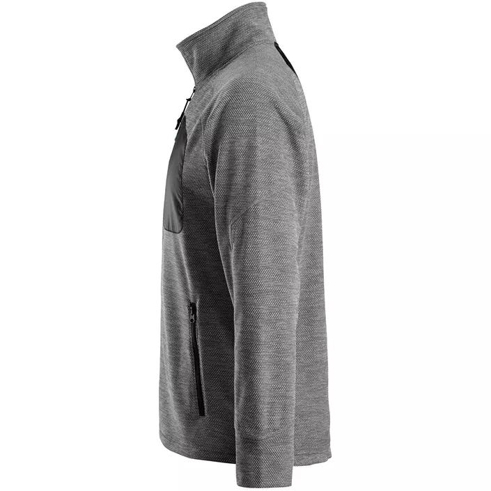 Snickers FlexiWork fleece cardigan 8042, Grey/Black, large image number 2
