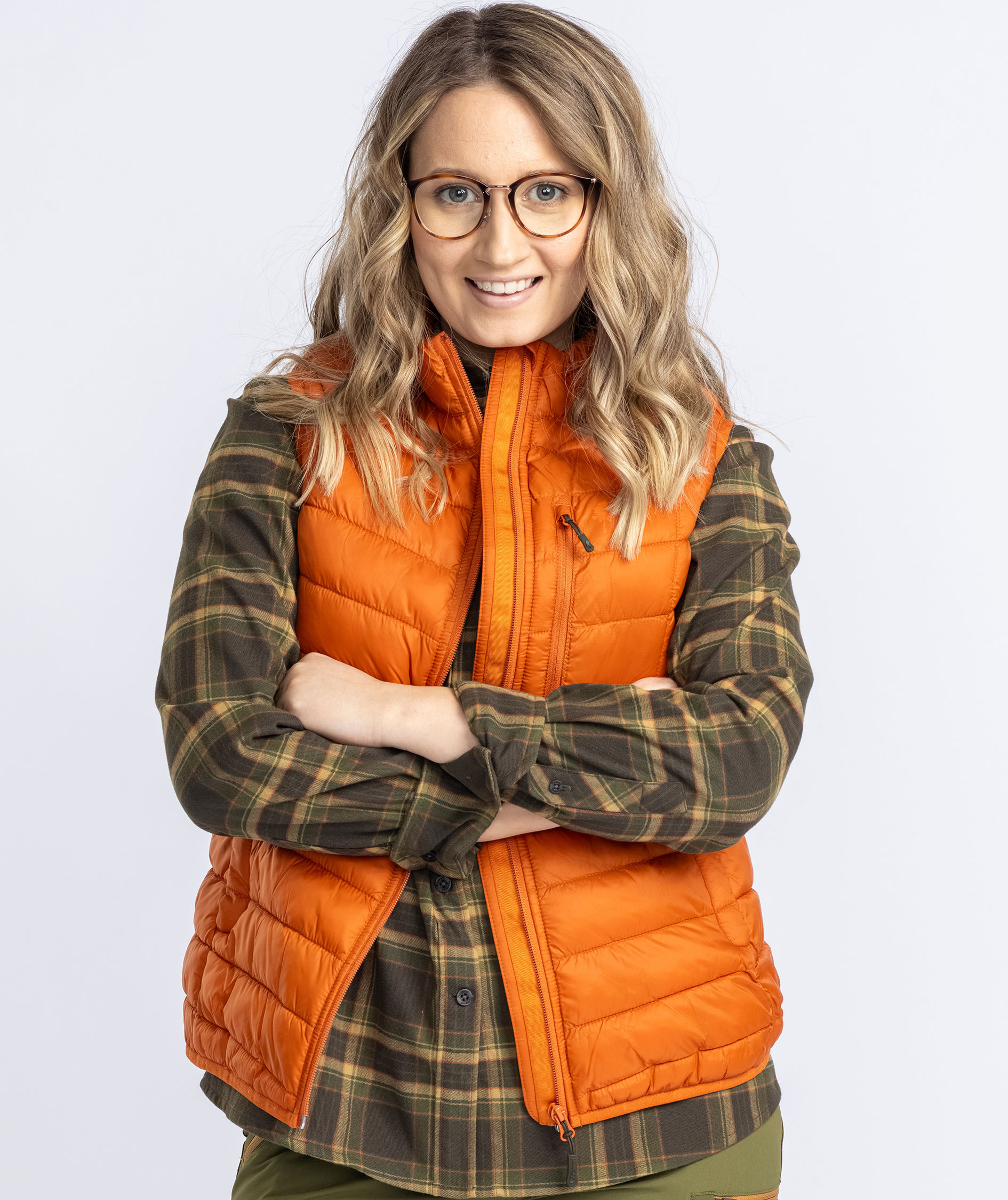 Pinewood Abisko Insulation vatteret damevest, Burned Orange, large image number 7