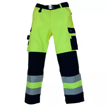 Ocean Thor work trousers, Hi-Vis Yellow/Navy