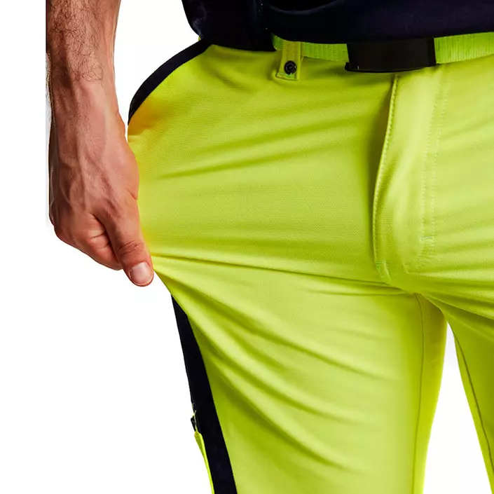 Blåkläder Handwerkerhose full stretch, Hi-vis gelb/marineblau, large image number 5