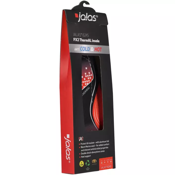 Jalas 8245 FX2 Termal inläggssulor, Svart, large image number 4