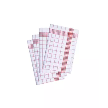 Karlowsky 10-pack kitchen towels, Red/White