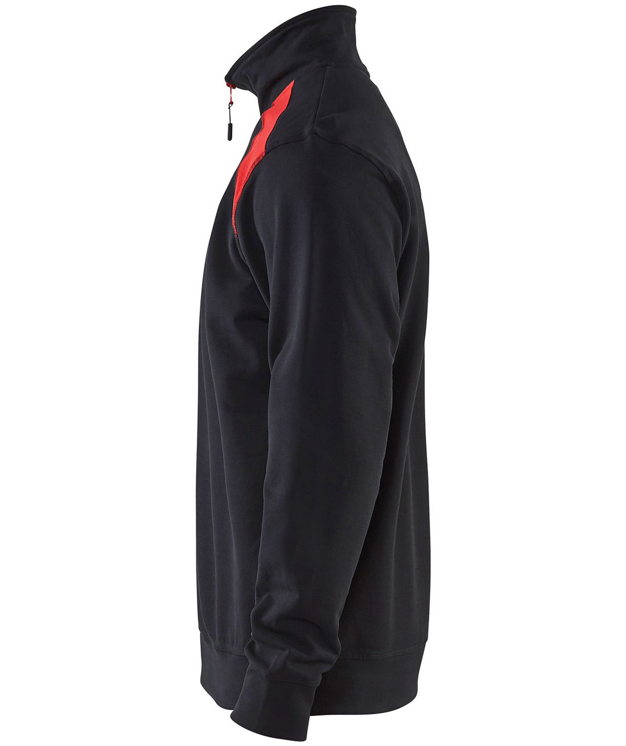 Bl&aring;kl&auml;der Unite Half-Zip sweatshirt, Black/Red, large image number 4