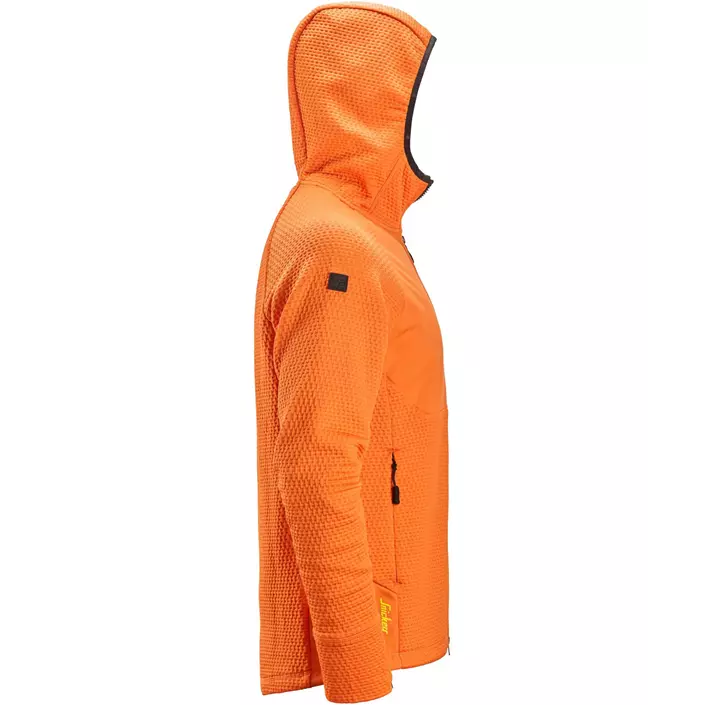 Snickers FlexiWork hoodie med dragkedja 8405, Warm Orange, large image number 2