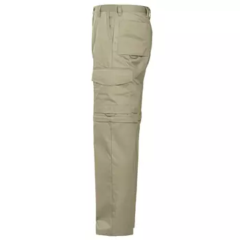 ProJob service trousers with zip off 2502, Khaki