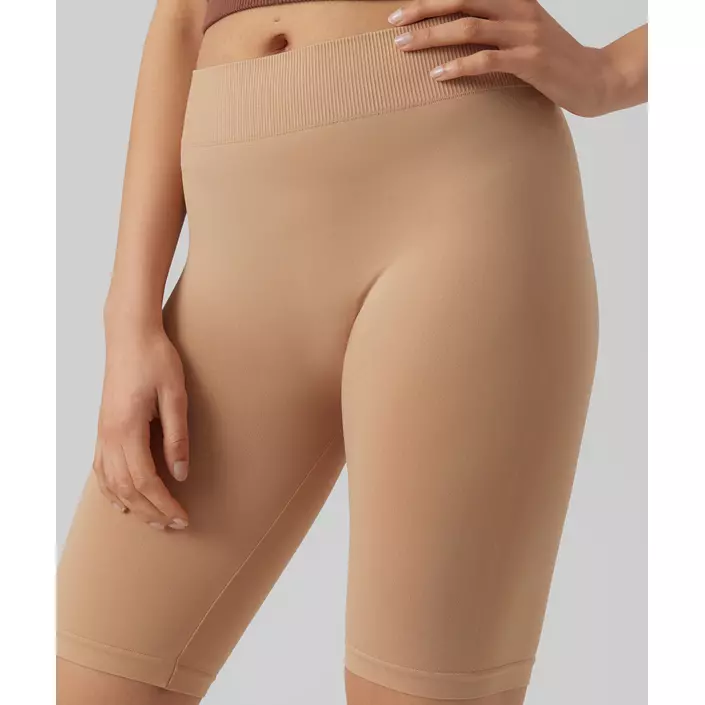 Vero Moda VMJACKIE sømløse dame indershorts, Tan, large image number 3