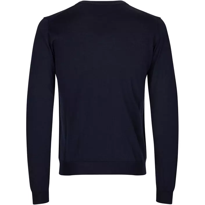 ID knitted pullover with merino wool, Marine Blue, large image number 1