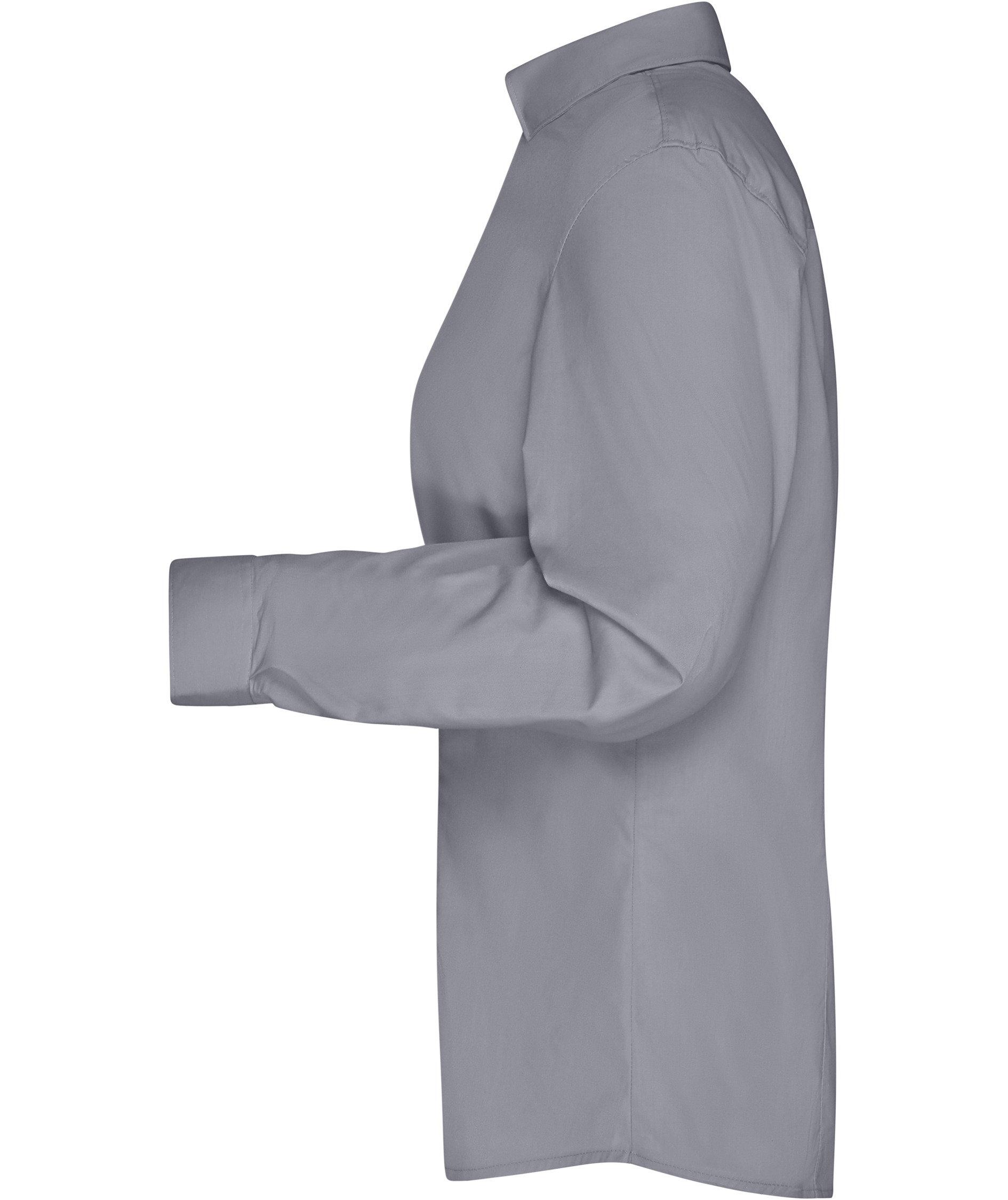 James & Nicholson modern fit dameskjorte, Gr&aring;, large image number 3