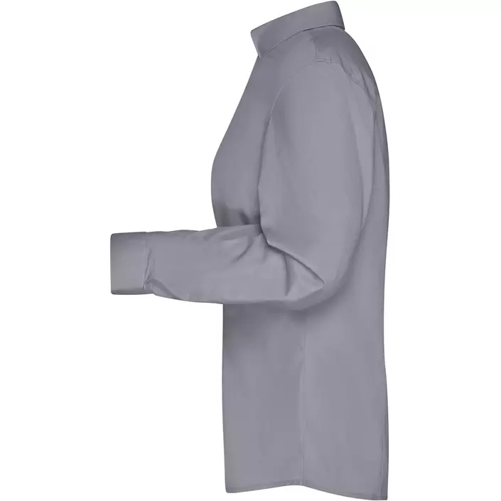 James & Nicholson modern fit women's shirt, Grey, large image number 3