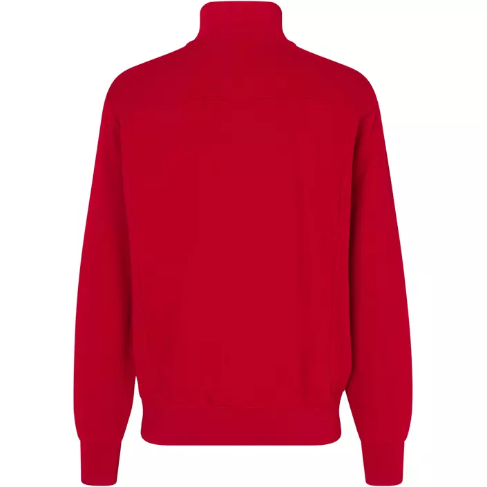 ID sweatshirt med kort dragkedja, Röd, large image number 1